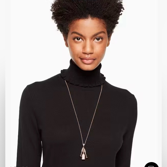 🥂NWT Kate Spade Champagne Cluster Necklace plus Matching Earrings Set 🥂 - Picture 3 of 10